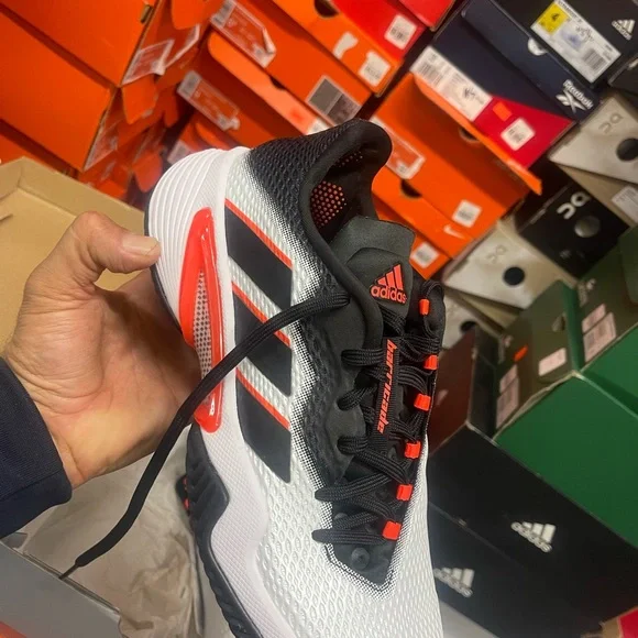 - Adidas tennis shose barricade size 4color black white ted - Picture 6 of 7